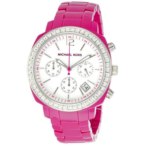 michael kors hot pink replica watch|michael kors watch pink face.